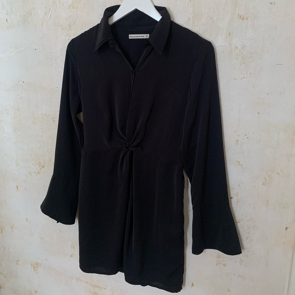 Abercrombie | Knit Front Black Women's Mini Dress